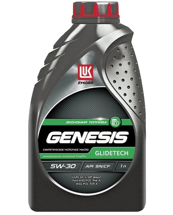 Моторное масло Лукойл Genesis Glidetech 5W30 API SN/CF, 1л
